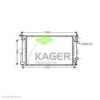 KAGER 31-2220 Radiator, engine cooling